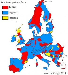 Lijevi i desni u Europi (lipanj 2014